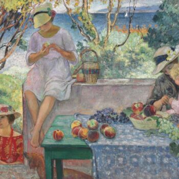Tasting Fruits on the Terrasse at Sainte-Maxime, 1914