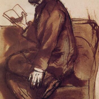 Tennyson reading 'Maud', 1855
