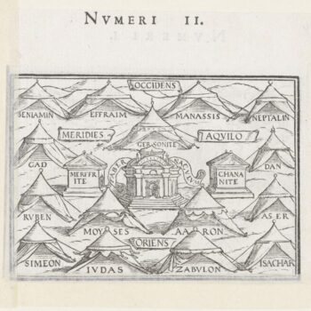 Tents of the tribes of Israel. 1538