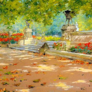 Terrace, Prospect Park, 1886