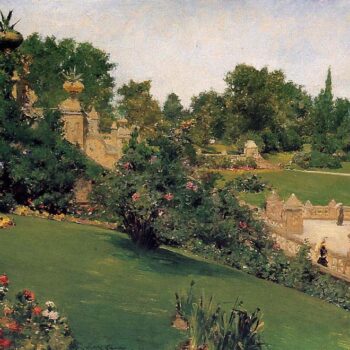 Terrace at the Mall, Cantral Park, 1890