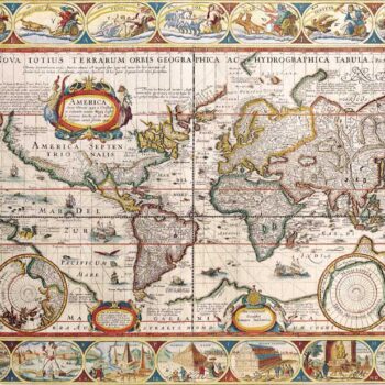 The Ameicas, Pieter Van Den Keere 1628