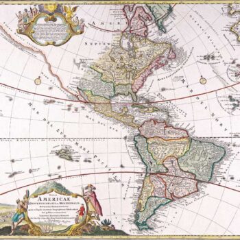 The Americas, Homans Heirs 1746