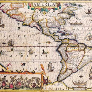 The Americas, Jodocus Hondius 1619