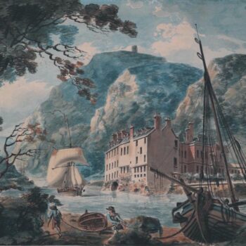 The Avon Gorge at Bristol, with the Old Hot Wells House