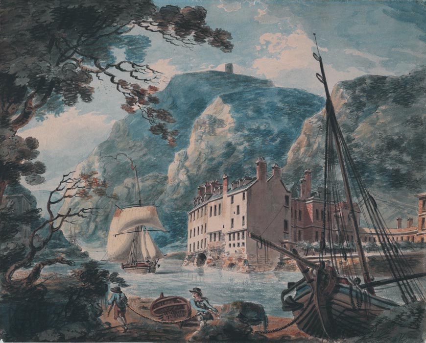 The Avon Gorge at Bristol, with the Old Hot Wells House