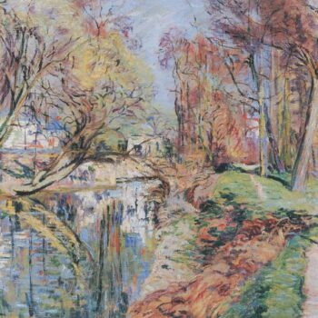 The Banks of Orge in Epinay, Ile-de-France, Paris, 1889