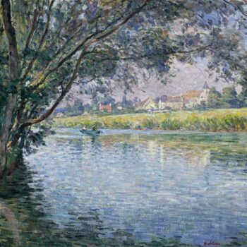 The Banks of the River Marne near Montevrain, 1900