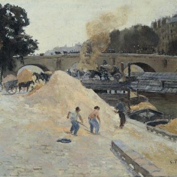 The Banks of the Seine in Paris, Pont Marie, Quay of Anjou, 1875