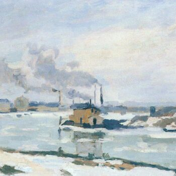 The Banks of the Seine in Winter, 1889
