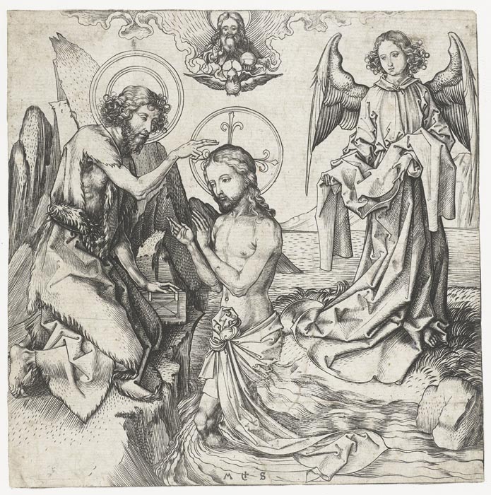 The Baptism of Christ. 1470-1490