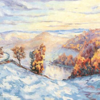 The Bariou Hill and the Valley of the Creuse in Winter, 1905