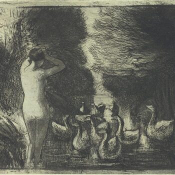 The Bather and the Geese, 1895