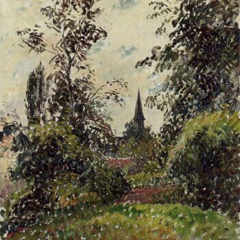The Bazincourt Steeple (study), 1895