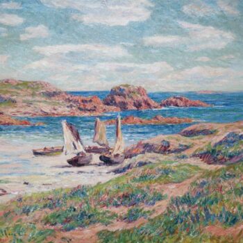 The Beach at Porspoder, 1910