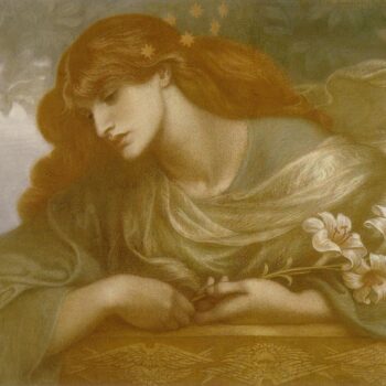 The Blessed Damozel - Study, 1873