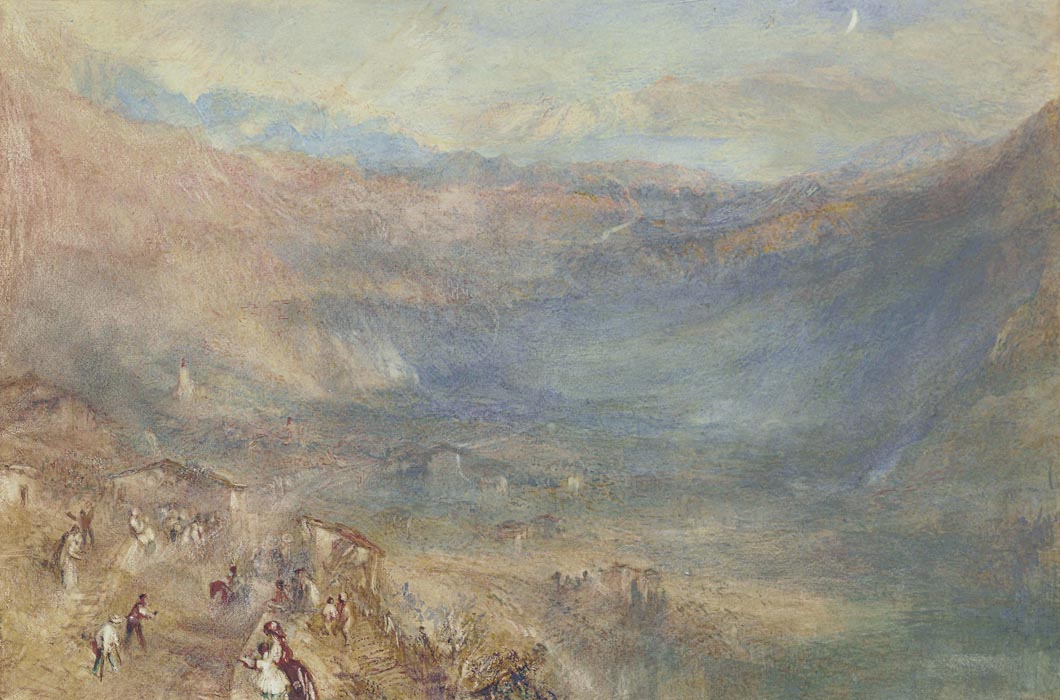 The Brunig Pass from Meringen, Switzerland
