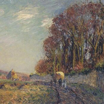 The Cart in an Autumn Landscape