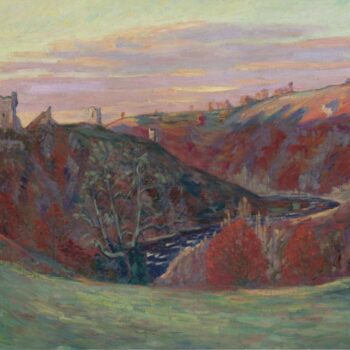 The Castle`s Ruins in Crozant, Sunset, 1898