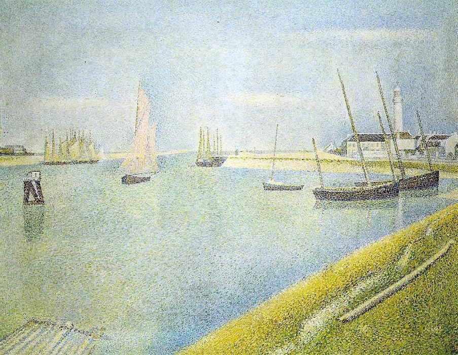 The Channel at Gravelines, in the Direction of the Sea, 1890