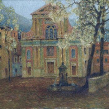 The Church of Dolceacqua, 1911