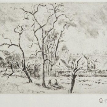 The Church of Osny, near Pontoise, 1885