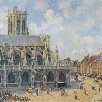 The Church of Saint-Jacques, Dieppe - Morning Sun, 1901