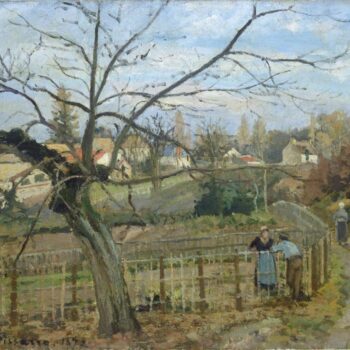 The Conversation by the Fence, 1872