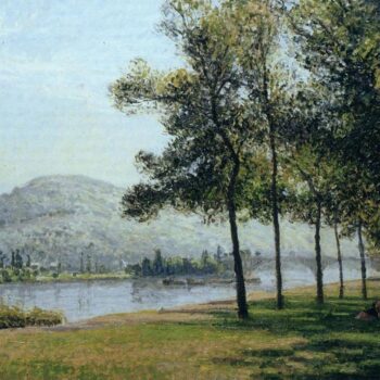 The Cours-la-Reine at Rouen, Morning, Sunlight, 1898