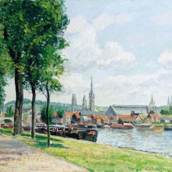 The Cours-la-Riene, The Notre-Dame Cathedral, Rouen, 1898