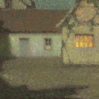The Courtyard of the House in the Moonlight, Gerberoy, 1931