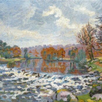 The Dam of Genetin - Crozant, 1898