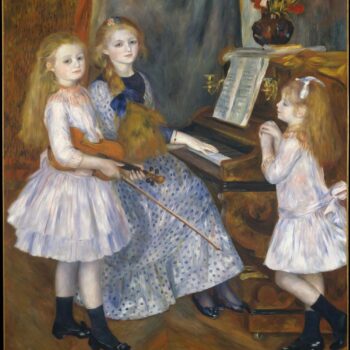 The Daughters of Catulle Mendes, Huguette, Claudine and Helyonne, 1888