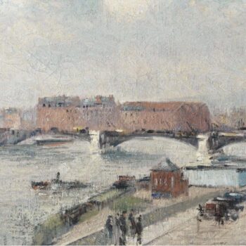 The Docks, the Bridge of Boieldieu, Rouen, 1930