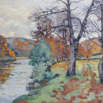 The Echo Rock, Creuse, 1895