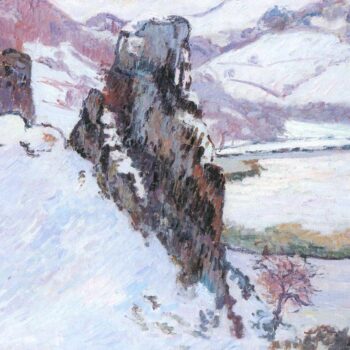 The Echo Rock in Winter, 1890