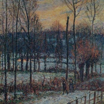 The Effect of Snow, Sunset, Eragny, 1895