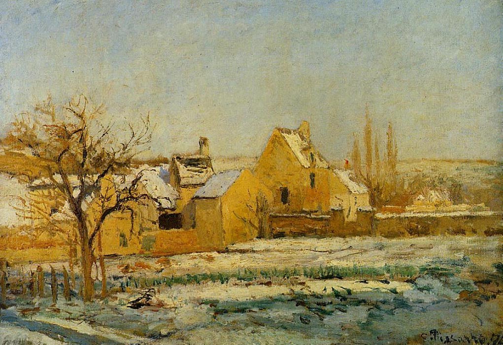 The Effect of Snow at l'Hermitage, 1874