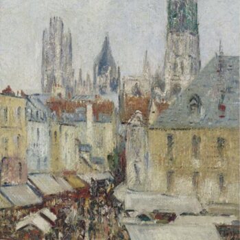 The Epicerie Street at Rouen, 1929