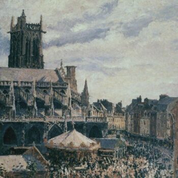 The Fair by the Church of Saint-Jacques, Dieppe, 1901