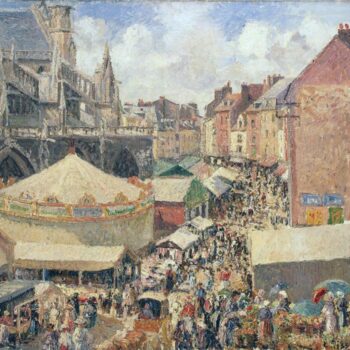 The Fair in Dieppe - Sunny Morning, 1901