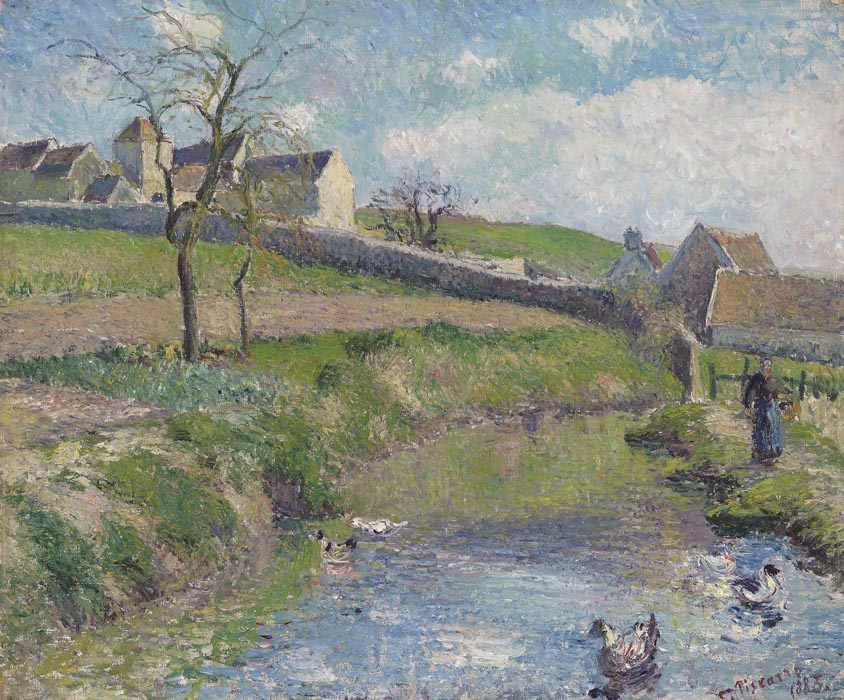 The Farm of Friche at Osny, 1883