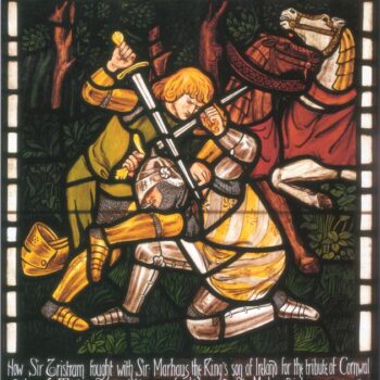 The Fight between Tristram and Sir Marhaus, 1862-63