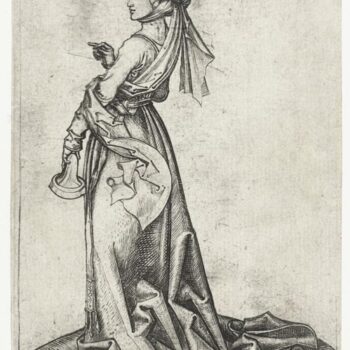 The First Foolish Virgin. 1470-1490