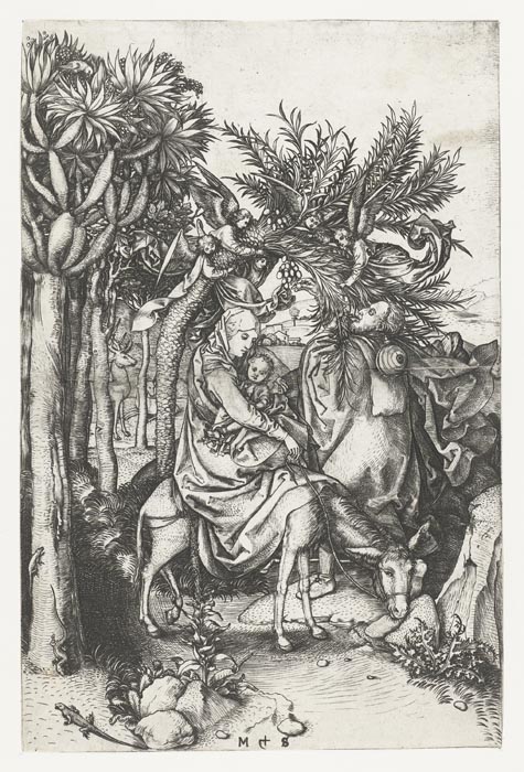 The Flight into Egypt. 1470-1490