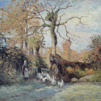 The Goose Girl at Montfoucault, White Frost, 1875