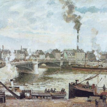 The Great Bridge, Rouen, 1896