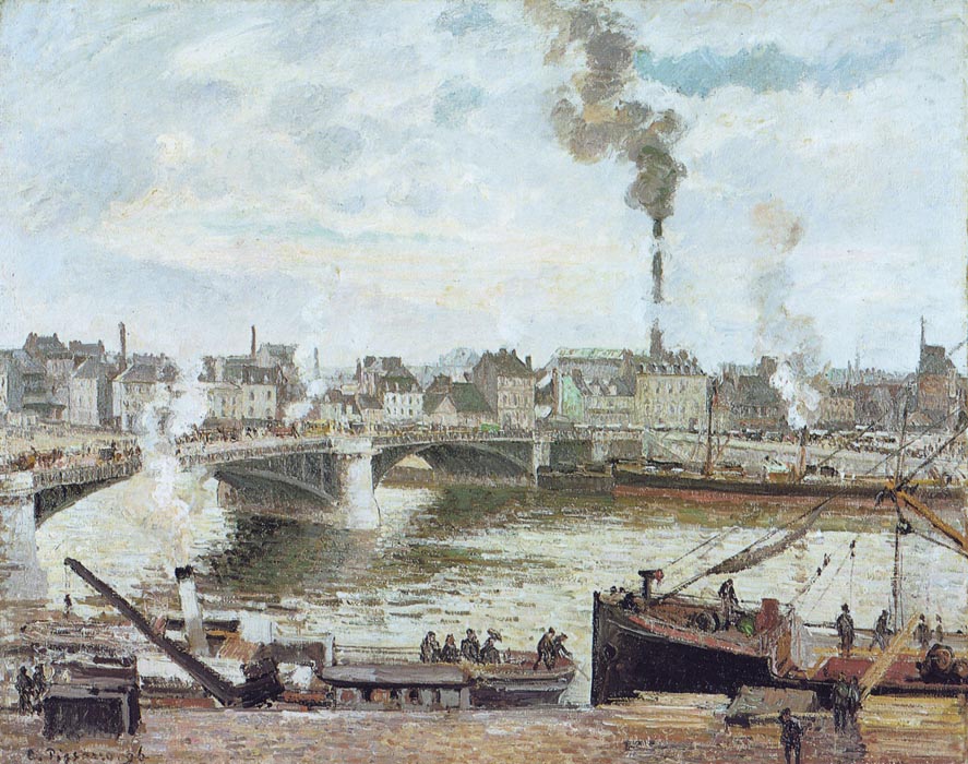 The Great Bridge, Rouen, 1896