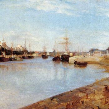 The Harbor at Lorient - 1869