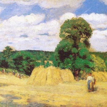 The Harvest at Montfoucault, 1876